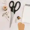 Taksun Paslanmaz Çelik Makas, GL120, Keskin Bıçak, Ofis, Okul Kullanımı, Çok Amaçlı, Dayanıklı Vidalı Yapı, Ergonomik, Hassas Kağıt, Karton, Kumaş Kesimi, Profesyonel Terzi Makası, 9