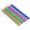 Faber-Castell Üçgen Kuru Boya Kalemi Metalik Renkler 12li
