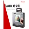 Canon Qx10 Selphy Mürekkep ve Kağıt Seti XS-20L (Canon Eurasia Garantili)