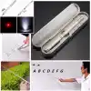 Metal Kutulu Kırmızı Lazerli, Led Işıklı Mıknatıslı Pointer Kalemi İşaretçi Uzayabilen Sunum Çubuğu Teleskopik Metal Tükenmez Kalem (PRS-1521G)