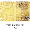 Retronote Gustav Klimt 4lü Defter Seti 1, Gold Series, Çizgisiz, 64 Sayfa, 14x21 cm, Standart