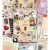 Vintage My DIY Sticker Book 24 * 17 cm 16 Sayfa Özel Tasarım Rengarenk Sticker Kitabı