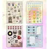 Vintage My DIY Sticker Book 24 * 17 cm 16 Sayfa Özel Tasarım Rengarenk Sticker Kitabı