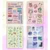Vintage My DIY Sticker Book 24 * 17 cm 16 Sayfa Özel Tasarım Rengarenk Sticker Kitabı