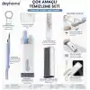 7si 1 Arada Elektronik Temizleyici Kiti, Fırçalı Klavye Temizleyici Kiti, Airpods Pro için 3ü 1 Arada Temizleme Kalemi, Kulaklık, Klavye, Dizüstü Bilgisayar, Telefon, PC Monitörü için
