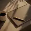 Fark Tanıtım | Paperto. Spiralli Tarihsiz Aylık Planlayıcı, A4 (21 × 29,7 cm), 24 Yaprak, 110 gr Ivory Kağıt, Aylık Plan İngilizce