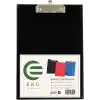EKC-Kapaksız Sekreterlik Pvc- Yazı Tablası Bloknot Metal Klipsli