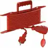 Kablo Toplayıcı Organizer, 30 Metre Kapasiteli, Plastik Kablo Sarma Aparatı, 36 Cm, Taşınabilir Kablo Düzenleyici, Sabitleme Yuvalı, Pratik Kullanım, Kablo Tutucu
