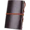 Retro Vintage Denizcilik Defteri Klasik PU Deri Kapak Not Defteri Seyahat Günlüğü Seyahat Dergisi Doldurulabilir Eskiz Defteri Spiral Halka Binder Günlüğü Boş Sayfalar, Astarsız Kağıt, Retro Kolye, Klasik Kabartmalı (130x185 mm, Kahve)