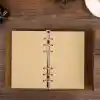 Retro Vintage Denizcilik Defteri Klasik PU Deri Kapak Not Defteri Seyahat Günlüğü Seyahat Dergisi Doldurulabilir Eskiz Defteri Spiral Halka Binder Günlüğü Boş Sayfalar, Astarsız Kağıt, Retro Kolye, Klasik Kabartmalı (130x185 mm, Kahve)