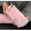 Fufu Narutomaki Y2K Rulo Pembe Kalemlik Pembe Kırtasiye Makyaj Düzenleyici Çanta Kalem Kutusu