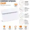Orret Home 100 Adet Kendinden Yapışkanlı Beyaz Mektup Zarfı, Tutkallı Kapaklı Zarf, Davetiye Tebrik Kartı Para Evrak Posta Gönderim Ofis Okul Zarfı, Düğün Davetiyesi Not Kartı İçin, 16x11 cm