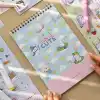 A5 18 Yaprak Bearly Cute Sticker Defteri - 610 Adet Sticker