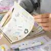 A5 18 Yaprak Bearly Cute Sticker Defteri - 610 Adet Sticker