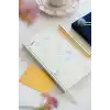 Matt Notebook 2027 Yılı Keten Haftalık Planlayıcı Kareli Cep Ajandası 9x18 cm