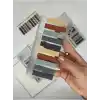 10 Renkli Cetvelli Gri ve Toprak Tonları İndeks Sticker/İndex/Post-it/Postit/Kitap Ayracı/Not Kağıdı