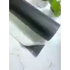 Varan Tekstil Yapışkanlı Siyah Suni Deri Kumaş 100 * 140 Cm