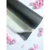 Varan Tekstil Yapışkanlı Siyah Suni Deri Kumaş 100 * 140 Cm