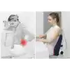 Luti Concept Visco Medikal Ortopedik Bel Minderi Visko Koltuk Sandalye Sırt Desteği Oto Ve Çalışma Koltuk Minderi