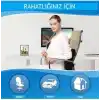 Luti Concept Visco Medikal Ortopedik Bel Minderi Visko Koltuk Sandalye Sırt Desteği Oto Ve Çalışma Koltuk Minderi