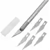 Knife Tasarım Hobi Neşter Kretuar Bıçağı 5 Uç Yedekli Set