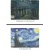 Retronote Van Gogh 4lü Defter Seti 1, Night Series, Çizgisiz, 64 Sayfa, 14x21 cm, Standart