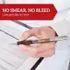 Sharpie S-Gel Metal Jel Kalem, 0,7 mm Uç, Metal Gri & Bronz 2li Paket, Siyah Mürekkep