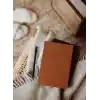 Fark Tanıtım Çizgisiz Not Defteri, Taba Termo Deri Kapaklı Defter, 128 Yaprak A5 Defter, Ofis ve Kırtasiye (14cm x 21 cm) (Taba Kapak)