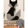 Beylini 12li Akustik Panel Keçe Kendinden Yapışkanlı Duvar Kaplama Ses ve Isı Yalıtım Duvar Kaplama 10 mm Kalınlık 26x30 CM (Karışık)