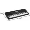 Casio CT-X700 61 Tuşlu Org, Dokunuş Tepkili 61 tuş, 48 Polifoni