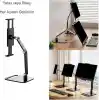 TriLine Monitör Tablet iPad Telefon Tutucu 12-16 İnç Universal Metal 360° Derece Döner Stand