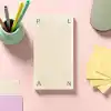 Fark Tanıtım Masaüstü Planlayıcı | Kopar-At Kareli Not Kağıdı Not Defteri | 150 Yaprak, 90 gr Ivory Kağıt | Uzun Form Planlayıcı – 226x118 mm (Plan)