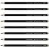 Faber-Castell Pitt Matt Dereceli Kurşun Kalem, 2B, Ultra Mat, Parlama Yapmaz, Siyah Beyaz Çizimler İçin, Teknik Çizim ve Eskiz İçin Dayanıklı Uç