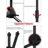 Coverzone 180cm Maksimum Uzunluk Mikrofon Standı Multi Fonksiyonel 2in1 Microphone Katlanabilir Açısı Ayarlanabilir Zemin Üstü - Model 103