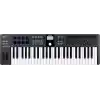 Arturia – Keylab Essential 49 mk3 | Müzik Prodüksiyonu İçin MIDI kontrolcü, Kapsamlı Yazılım Paketi, 49-Tuş, 9 Encoder, 9 Fader, 1 Modülasyon Tekerleği, 1 Pitch Bend Tekerleği, 8 pad – Siyah