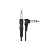 Hosa 1/4 inç TRS (M) - 1/4 inç 90 Açılı TRS (M) Balanslı Kablo 90 cm (CSS-103R)