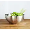 IKEA Salata Kasesi Paslanmaz Çelik Kase BLANDA BLANK Servis Kasesi 20 cm Çapında, Yakl. 20,32 cm)