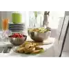 IKEA Salata Kasesi Paslanmaz Çelik Kase BLANDA BLANK Servis Kasesi 20 cm Çapında, Yakl. 20,32 cm)