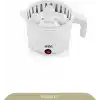 Sinbo SCO-5043 Çok Fonksiyonlu Buharlı Pişirici, 1 Litre, 400W, Cam Kapaklı, Buharda Sebze Pilav Makarna ve Yumurta Pişirme Özellikli Mini Elektrikli Pişirici