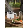 Sinbo SCO-5043 Çok Fonksiyonlu Buharlı Pişirici, 1 Litre, 400W, Cam Kapaklı, Buharda Sebze Pilav Makarna ve Yumurta Pişirme Özellikli Mini Elektrikli Pişirici