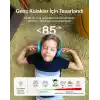Belkin SoundForm Mini Çocuk Kablosuz Kulaklık (Mavi) – Dahili Mikrofon, 30 Saat Çalma, Eğlenceli Çıkartmalar, iPhone, iPad ve Galaxy Uyumlu