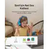 Belkin SoundForm Mini Çocuk Kablosuz Kulaklık (Mavi) – Dahili Mikrofon, 30 Saat Çalma, Eğlenceli Çıkartmalar, iPhone, iPad ve Galaxy Uyumlu