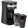Kiwi KCM-7515 Premium Mini Muglı Filtre Kahve Makinesi, Siyah