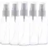 Orret Home 5’li 100 ml Boş Sprey Şişesi – Kolonya, Parfüm, Dezenfektan ve Temizlik Solüsyonları İçin Şeffaf Taşınabilir Plastik Sprey Şişesi Seti (100 Ml)