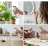 Orret Home 5’li 100 ml Boş Sprey Şişesi – Kolonya, Parfüm, Dezenfektan ve Temizlik Solüsyonları İçin Şeffaf Taşınabilir Plastik Sprey Şişesi Seti (100 Ml)