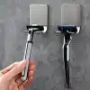 2 Adet Yapışkanlı Banyo Traş Bıçağı - Jilet Tutucu, Paslanmaz Çelik,