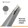 STALEKS PRO Kaş için Cımbız - - tip 3 - Cerrahi Paslanmaz Çelik - Eğimli Uçlu Cımbız - Dayanıklılık - Hassasiyet - El Yapımı - Uzmanlar ve Profesyoneller için.