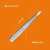 STALEKS PRO Kaş için Cımbız - - tip 3 - Cerrahi Paslanmaz Çelik - Eğimli Uçlu Cımbız - Dayanıklılık - Hassasiyet - El Yapımı - Uzmanlar ve Profesyoneller için.