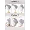 TELVESSE Mikrofiber Saç Havlusu Süper Emici Hızlı Kuruyan Türban Saç Havlusu Şapkası – Uzun Kıvırcık Kalın Saçlar İçin Duş Saç Kurutma Havlusu, Plaj Havuz Banyo Kullanım (2li Pembe + Turkuaz)