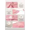 TELVESSE Mikrofiber Saç Havlusu Süper Emici Hızlı Kuruyan Türban Saç Havlusu Şapkası – Uzun Kıvırcık Kalın Saçlar İçin Duş Saç Kurutma Havlusu, Plaj Havuz Banyo Kullanım (2li Pembe + Turkuaz)